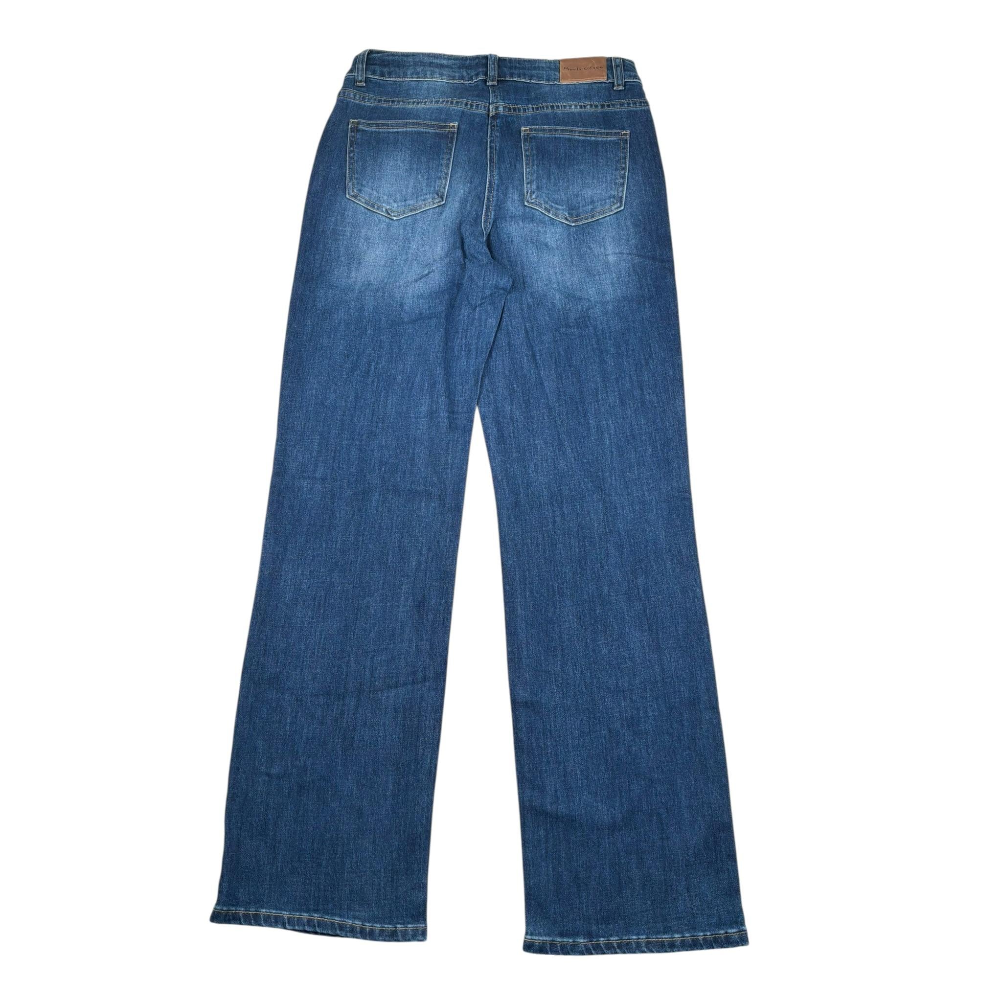 Manila Grace Jeans Tinta Unita con Girovita Regolabile per Bambina MG2649 BLU MANILA GRACE 