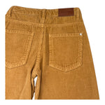 TRUSSARDI pantalone in camoscio tinta unita con girovita regolabile Senape per Bambino TBA25025PA SENAPE TRUSSARDI 