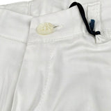 Manuel & Frank Pantalone Tinta Unita con Girovita Regolabile per Bambino MF1050B BIANCO MANUEL & FRANK 