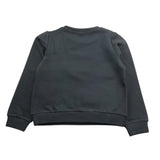 LIU JO felpa chiusa girocollo tint unita con stampa logo Nero per Bambina KF4025X NERO LIU JO 