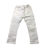 Daniele Alessandrini Plain Trousers With Adjustable Waist White For Boys