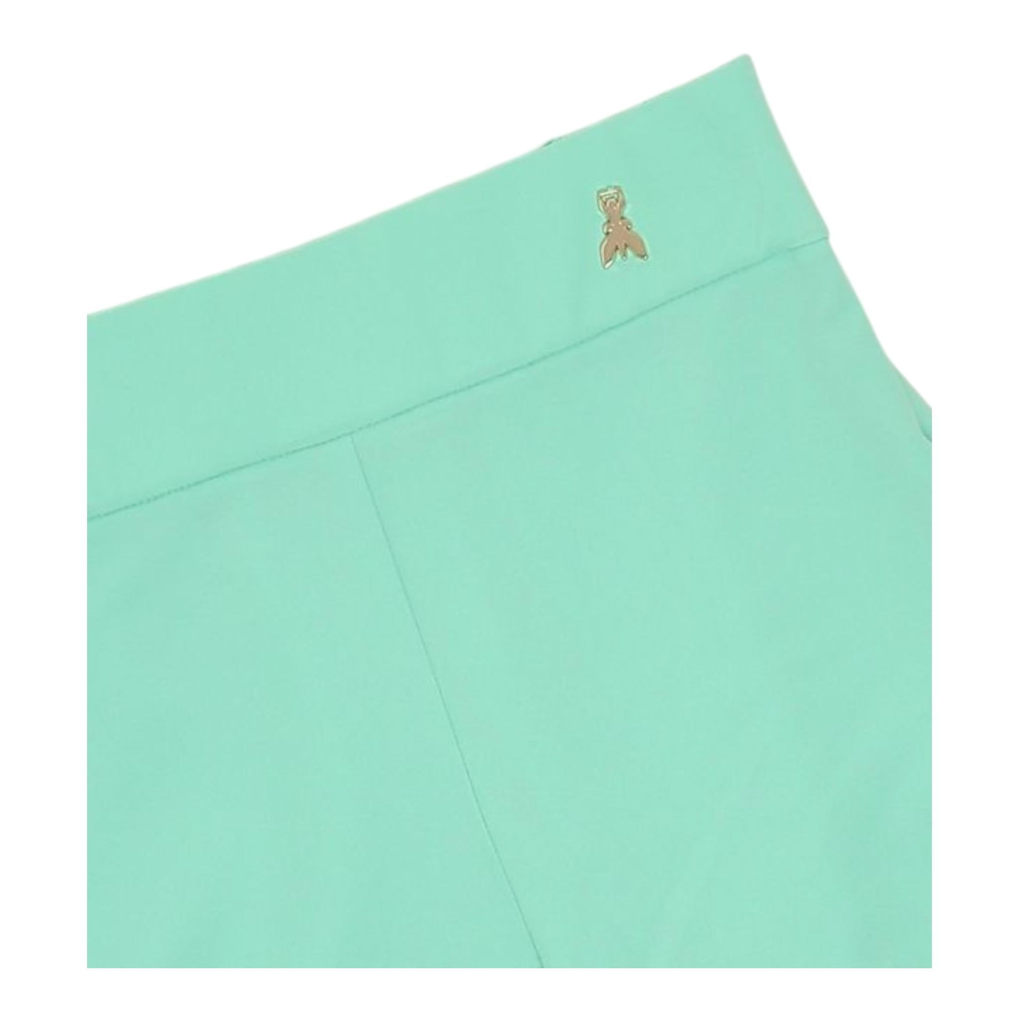 Patrizia Pepe Short Tinta Unita con Elastico In Vita per Bambina 7P0383 VERDE ACQUA PATRIZIA PEPE 
