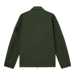 Stone Island Camicia Manica Lunga Tinta Unita con Zip per Bambino K1S161200001 VERDE STONE ISLAND 