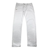 Daniele Alessandrini Plain Trousers With Elastic Waist White For Boys