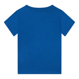 Guess T-Shirt Gircollo Tinta Unita con Stampa per Neonato I2GI06K8HM0 BLU GUESS 