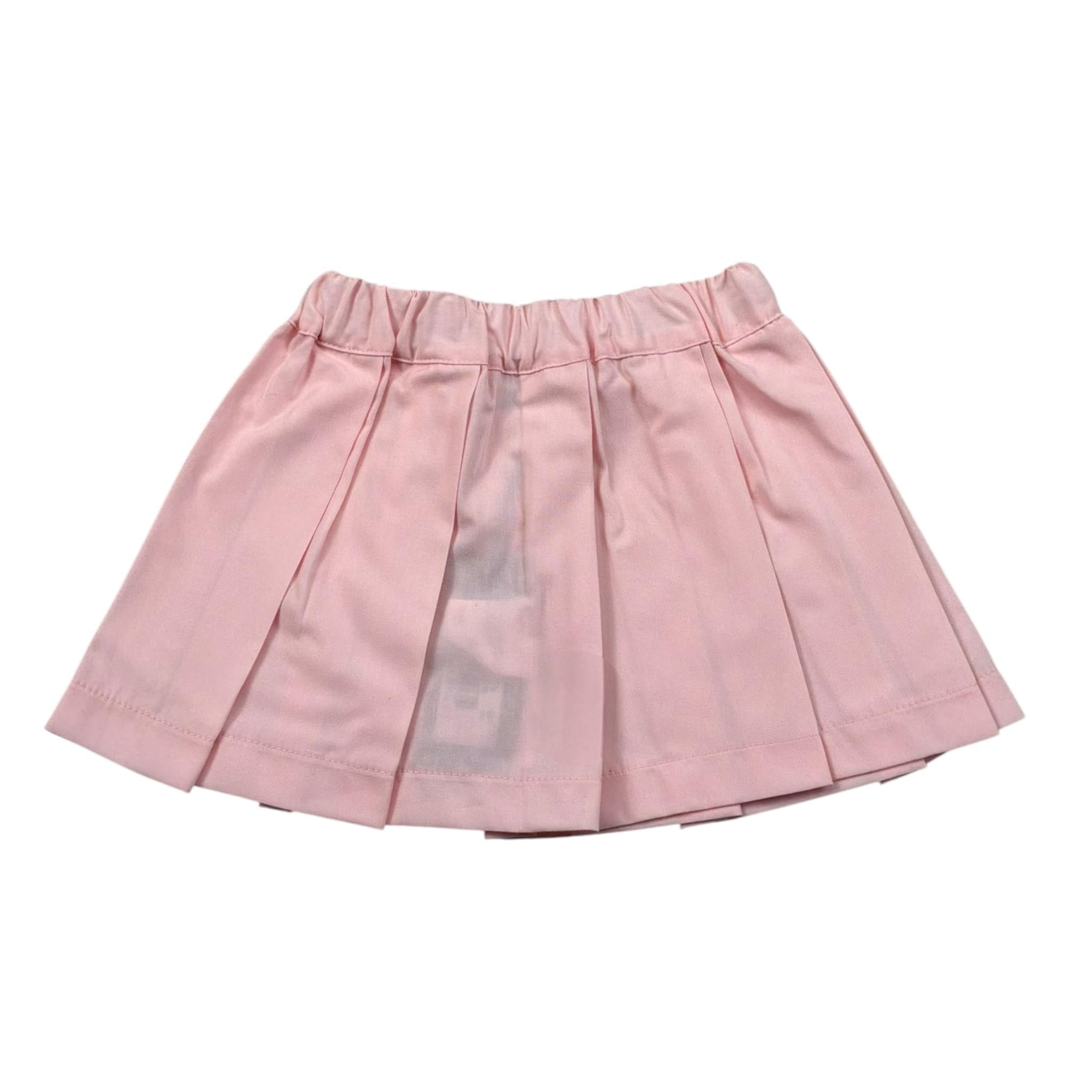 J.O. Milano Gonna Tinta Unita con Elastico In Vita per Neonata 572F1X ROSA J.O. MILANO 