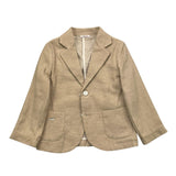 Le Bebe' Beige Solid Color Jacket For Boys