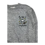 SAINT BARTH maglia tinta unita con stampa Grigio per Bambino 005431 GRIGIO SAINT BARTH 