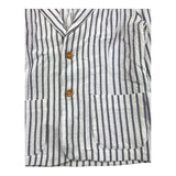 Lalalu' Two-Tone Jacket with Cream Striped Pattern for Boys
