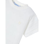 Mayoral T-Shirt In Maglia Girocollo Tinta Unita per Bambino 3028X BIANCO MAYORAL 