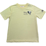 Saint Barth T-Shirt Girocollo Tinta Unita con Stampa per Bambino POT0002010 GIALLO SAINT BARTH 