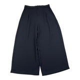 Alice Pi Solid Color Palazzo Pants with Elastic Waist Black for Girls