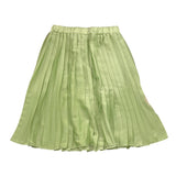 Vicolo Gonna Tinta Unita con Plisset per Bambina 3145G00086 VERDE VICOLO 