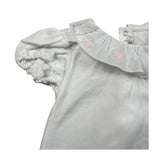 Le Bebe Body Mezza Manica Tinta Unita per Neonata LBG5698 BIANCO LE BEBE 
