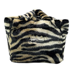 SAINT BARTH borsa fantasia zebrata Nero per Bambina COLETTESOFTFUR NERO SAINT BARTH 