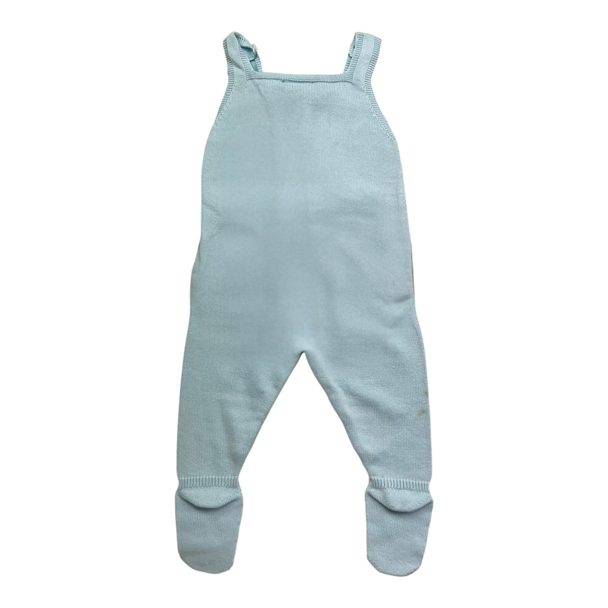 WEDOBLE tutine tinta unita con ricami Azzurro per Neonata V2006310A AZZURRO WEDOBLE 