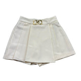 Marc Ellis Short Modello Gonna Tinta Unita per Bambina FCJSO01133X PANNA MARC ELLIS 