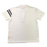 Yours Polo Half Sleeve Solid Color With Contrasting Profiles White For Boys