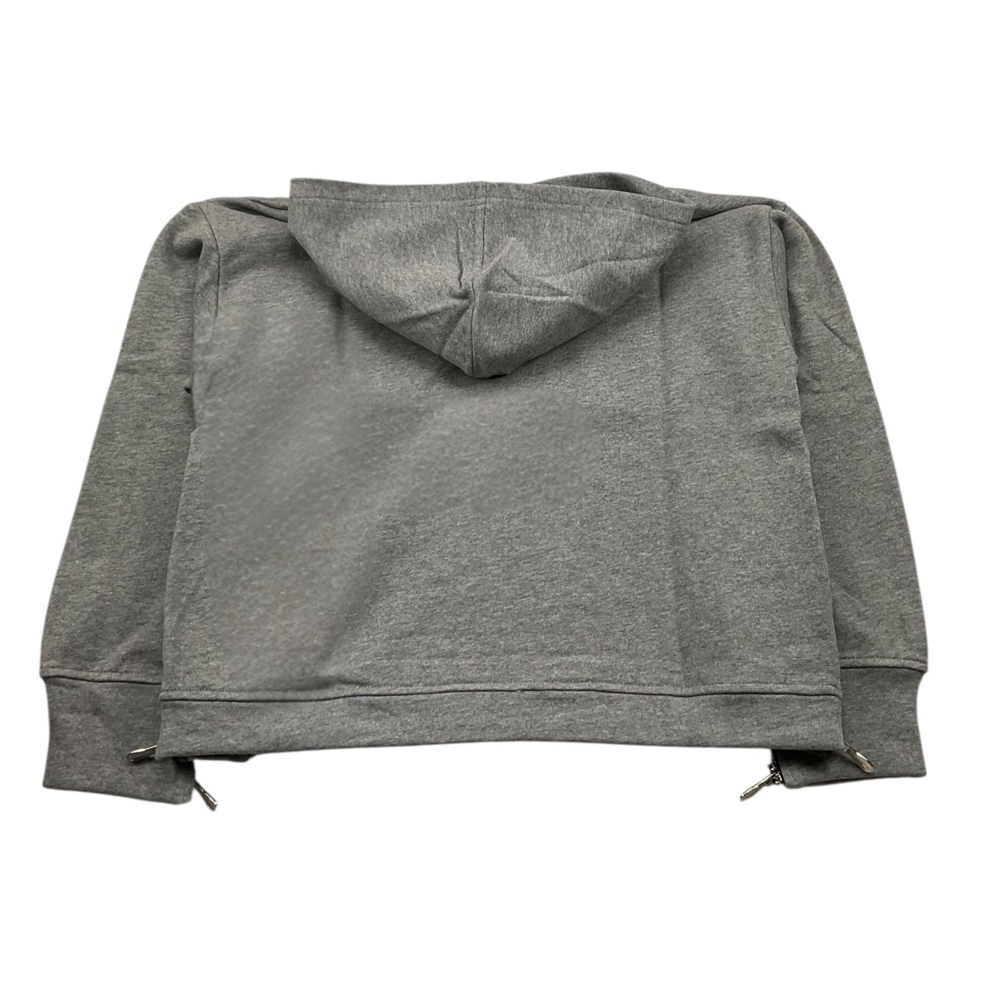 MANILA GRACE felpa chiusa con cappuccio tinta unita Grigio per Bambina MFJF24W124 GRIGIO MANILA GRACE 