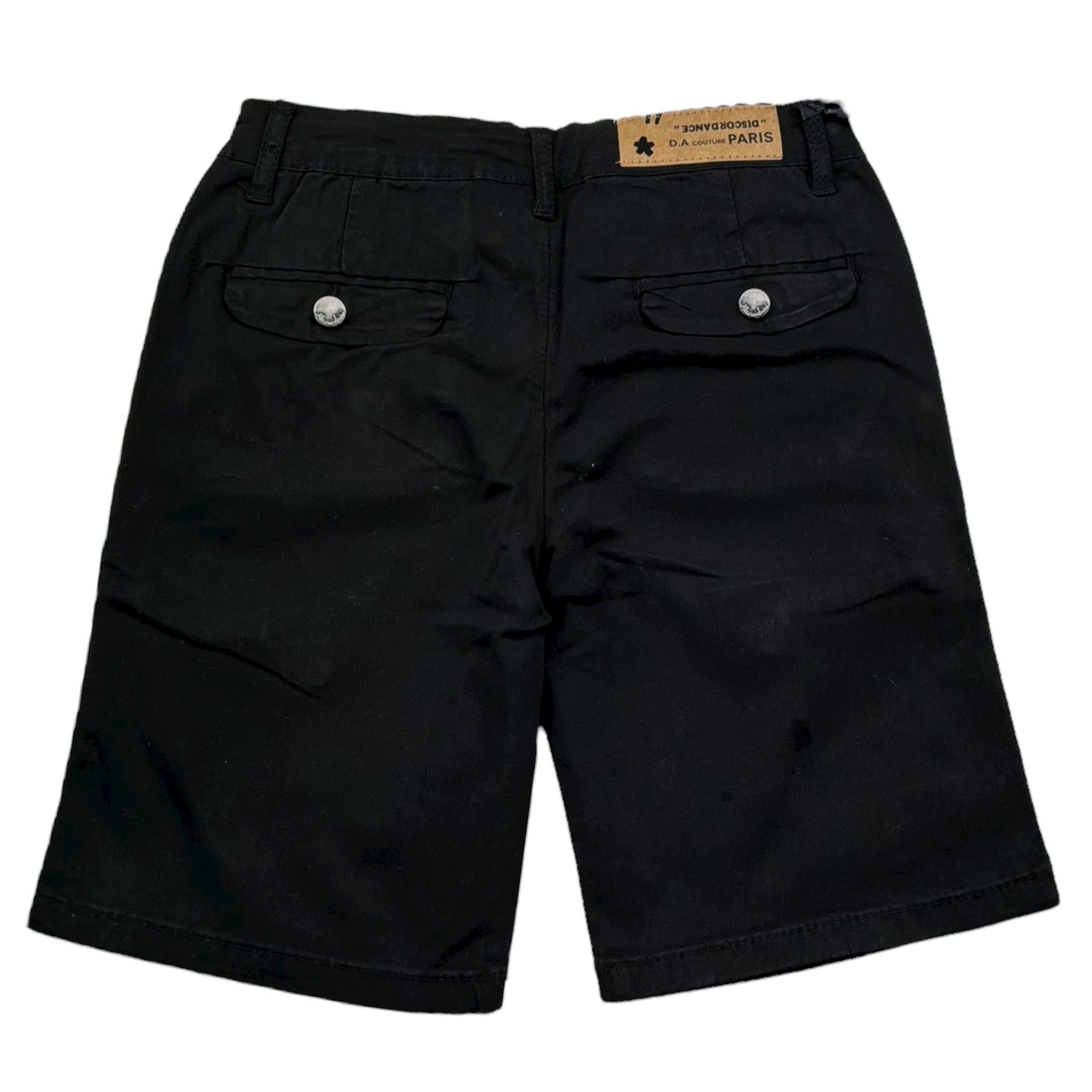 Daniele Alessandrini Bermuda Tinta Unita con Tasche America per Bambino 1236S00253X NERO DANIELE ALESSANDRINI 