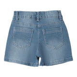 I Do Short In Denim Tinta Unita con Girovita Regolabile per Neonata 4B537N AZZURRO I DO 