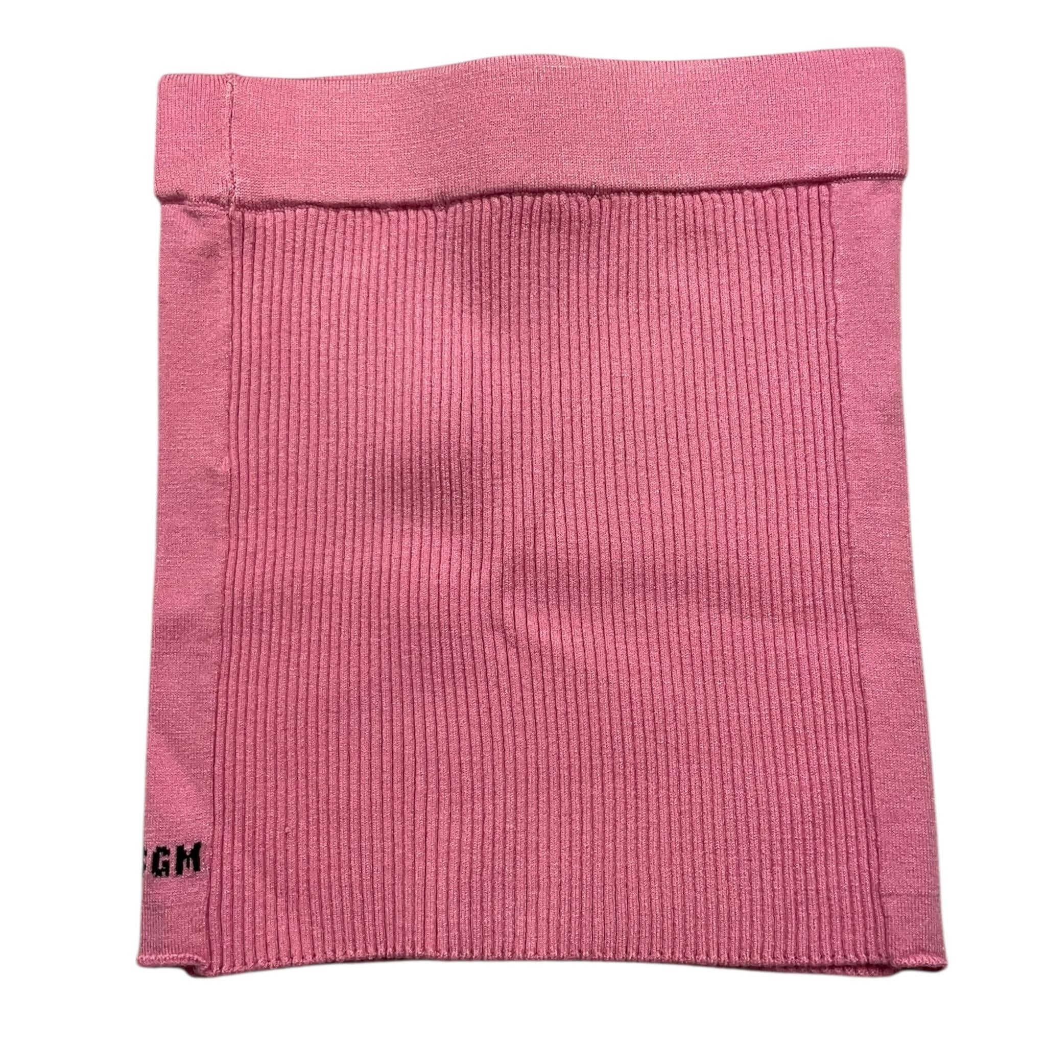 MSGM gonna tinta unita con elastico in vita Rosa per Bambina F4MSJGSK030 ROSA MSGM 