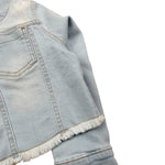 Magil Giubbino Tinta Unita per Bambina FN23088 AZZURRO MAGIL 