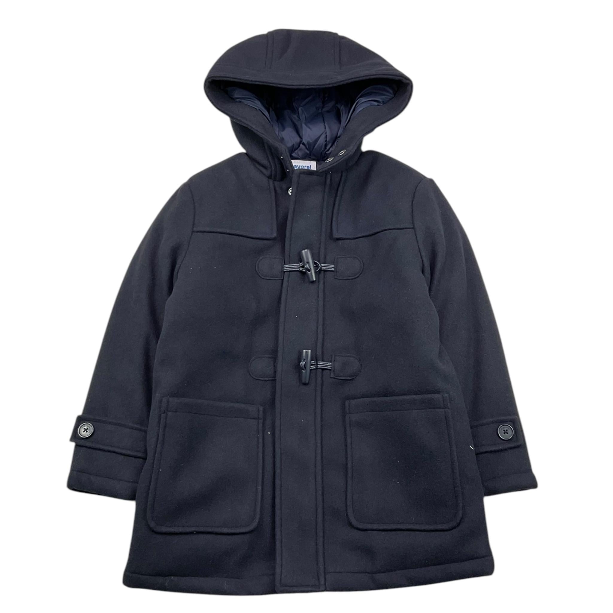 MAYORAL cappotto tinta unita con cappuccio Blu per Bambino 4472 BLU MAYORAL 