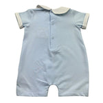 Le Bebe Pagliaccetto Mezza Manica Tinta Unita per Neonato LBB5297 AZZURRO LE BEBE 