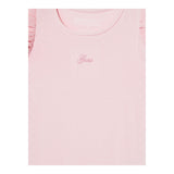 Guess T-Shirt Tinta Unita con Tulle per Neonata K5RI22K6YW4X ROSA GUESS 