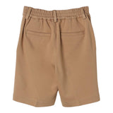 Boss Bermuda Solid Color Elastic Waist Camel For Boys