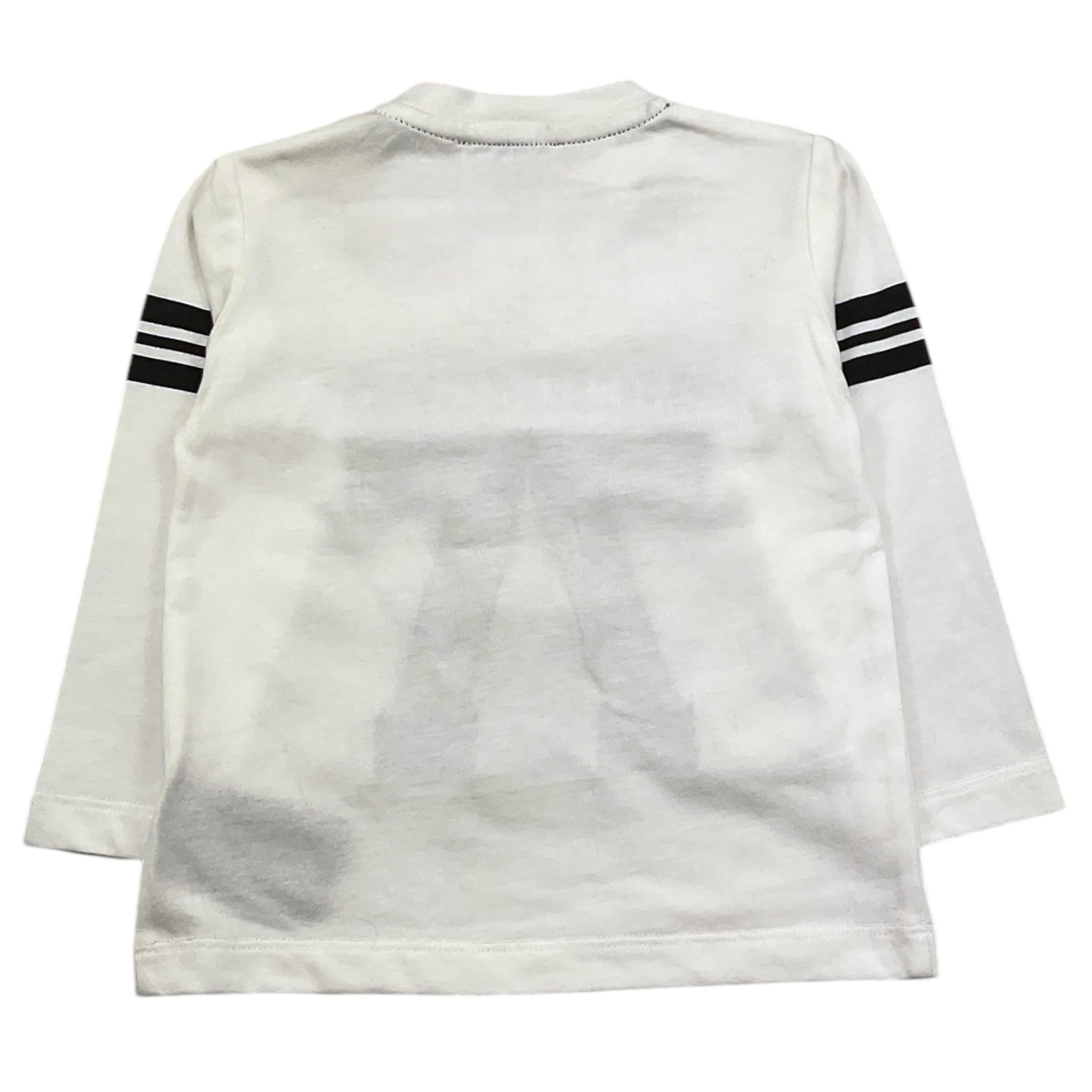 JOHN RICHMOND shirt girocollo tinta unita con stampa in contrasto Bianco per Neonato RIA25057TS BIANCO JOHN RICHMOND 