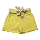 Janice Short Solid Color With Contrast Strap Yellow For Baby Girl