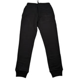 Calvin Klein Pantalone Tuta tinta unita con Logo Nero per Bambino IU0IU00681 NERO CALVIN KLEIN 