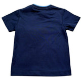 Trussardi T-Shirt Girocollo Tinta Unita con Stampa per Neonato TIP26037TS BLU TRUSSARDI 