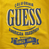 GUESS shirt girocollo tinta unita con stampa Giallo per Neonato N4YI30K8HM4X GIALLO GUESS 