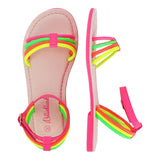 Billieblush Multicolor Buckle Sandals Multicolor for Girls