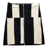 TO be too gonna bicolore con fantasia astratta in maglia Bianco/nero per Bambina TFJF24G527 BIANCO/NERO TO be too 