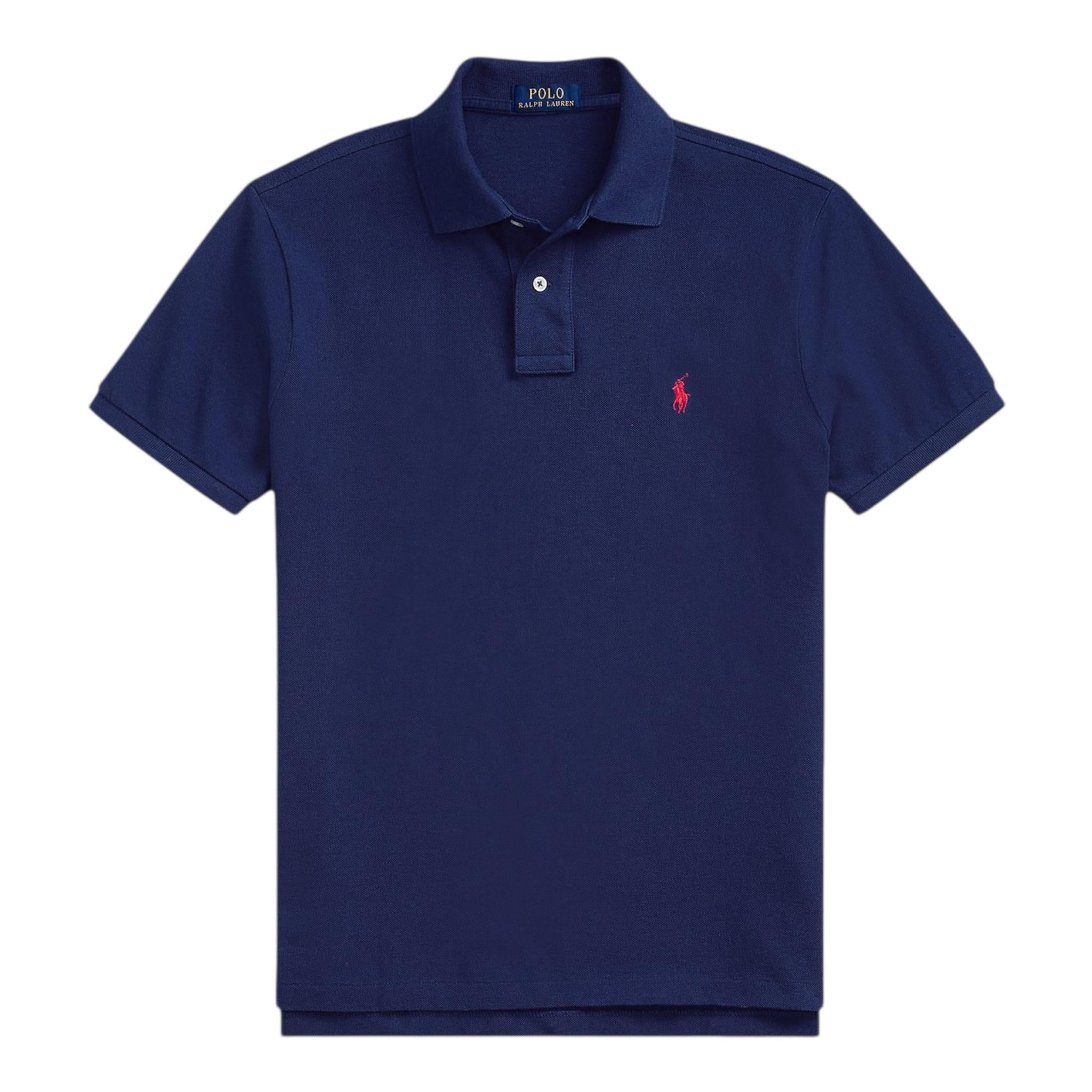 Ralph Lauren Polo Mezza Manica Tinta Unita per Bambino 322603252005 BLU RALPH LAUREN 
