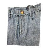 Dan John Bermuda Solid Color Elastic Waist Blue For Boys