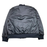 BiKKEMBERGS giubbino bomber tinta unita in ecopelle Nero per Bambino BK2834 NERO BiKKEMBERGS 