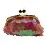 DOU DOU borsa tinta unita con paillettes  Rosa per Bambina DU0A08 ROSA DOU DOU 