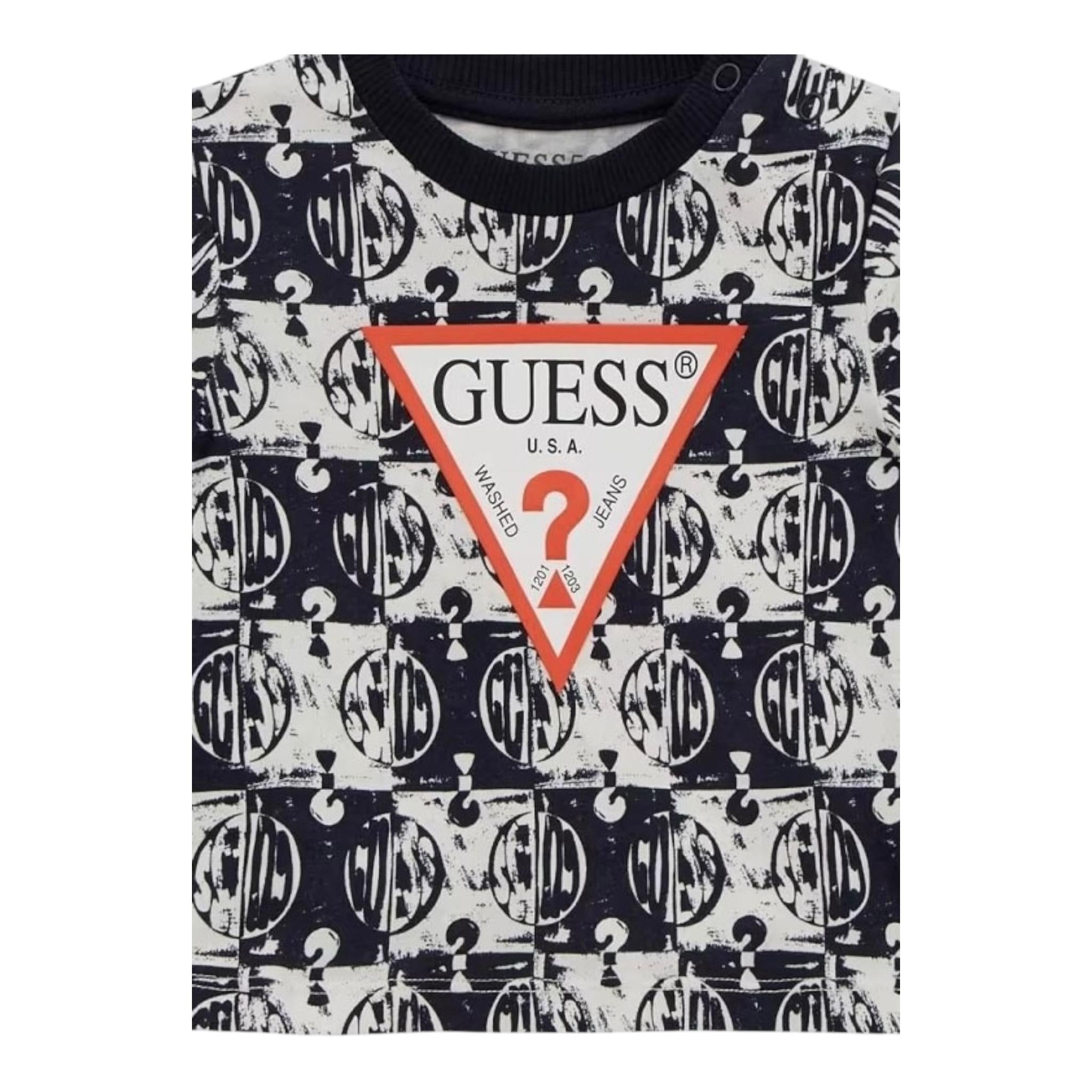 Guess Completo 2 Pezzi T-Shirt-Bermuda  per Neonato I5GG01K8HM4 BLU GUESS 