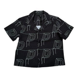 Do Not Conform Camicia Mezza Manica Tinta Unita Stampa Fantasia per Bambino DCA NERO DO NOT CONFORM 