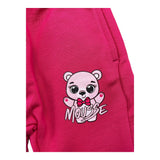 MOUSSE pantalone modello tuta tinta unita con sampa Fuxia per Neonata BEARLOVE FUXIA MOUSSE 