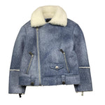 JOHN RICHMOND montone tinta unita effetto denim Blu per Bambino RBA25140GB BLU JOHN RICHMOND 