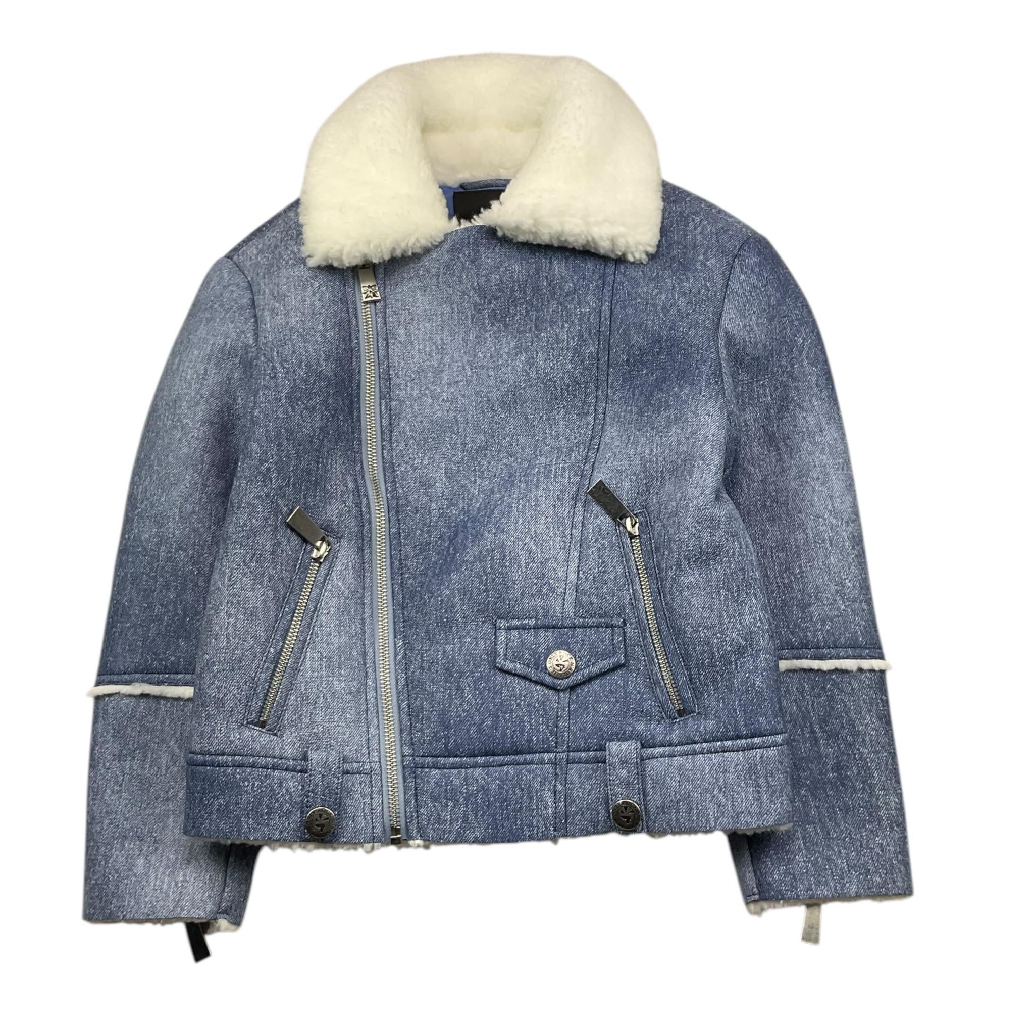 JOHN RICHMOND montone tinta unita effetto denim Blu per Bambino RBA25140GB BLU JOHN RICHMOND 