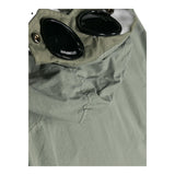 CP Company Solid Color Jacket With Buttons And Hood Green For Boys