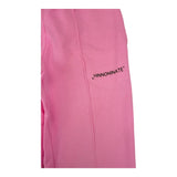 Hinnominate Solid Color Elastic Waist Tracksuit Pants for Girls Pink