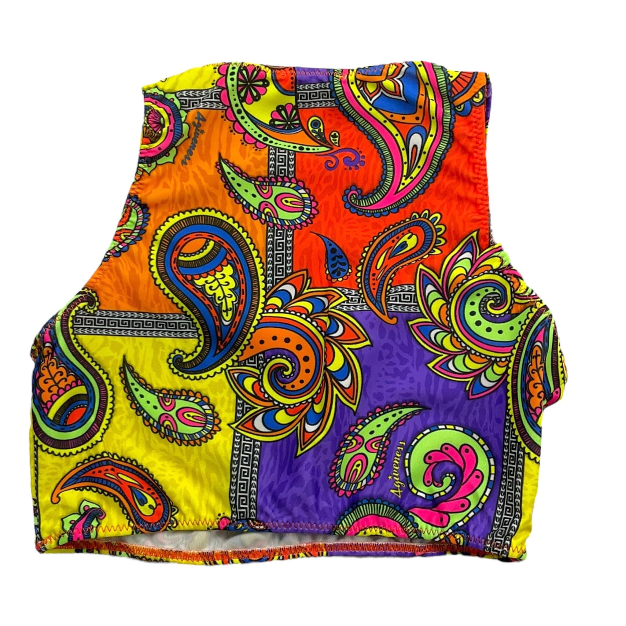 4Giveness Top Tinta Unita con Fantasia per Bambina FGCG3907 MULTICOLOR 4GIVENESS 